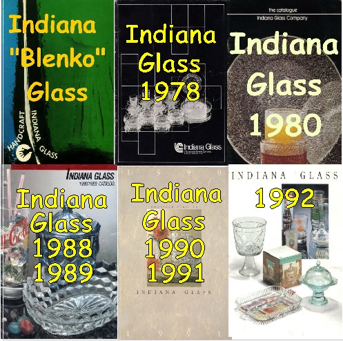 Six Indiana Glass Catalogs