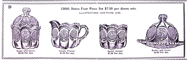 1909 U.S.Glass Domestic Catalog ad